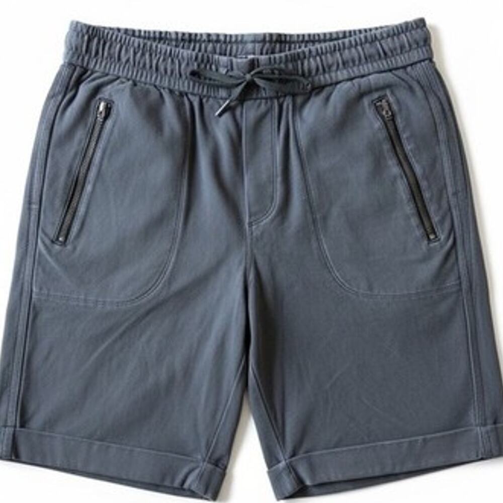 Athleta Women's 4 Farallon Bermuda Shorts Organic Cotton Pockets Travel Comfy
